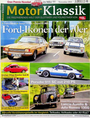 Deckblatt Motor Klassik (11/2014)